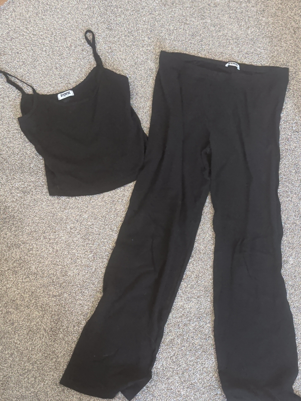 PINK Victoria's Secret Heart Pointelle Pajamas